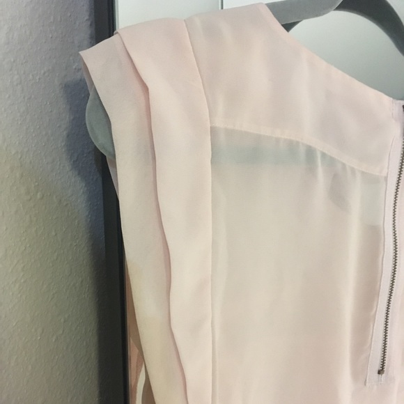 Light Pink Ruffle Blouse - Picture 5 of 5
